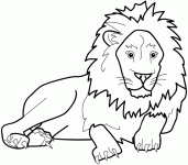 Dessin de lion 