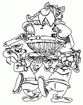 Dessin de abraracourcix porter 