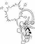 Dessin de asterix se bat 