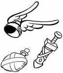 Dessin de panoplie d asterix 