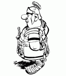 Dessin de soldat romain 