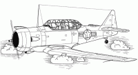 Dessin de Grumman Avenger 