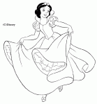 Dessin de dessin de Blanche Neige 