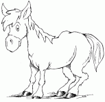 Dessin de cheval 