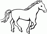 Dessin de dessin de cheval 