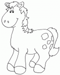 Dessin de petit poney 