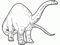 Dessin de brontosaure 