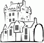 Dessin de dessin du chateau de Cawdor 
