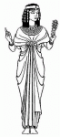 Dessin de cleopatre egyptienne 
