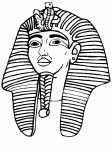 Dessin de tete de pharaon 