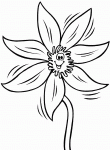 Dessin de fleur personnage 2 
