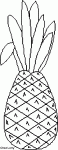 Dessin de ananas coloriage 