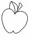 Dessin de pommes coloriage 