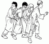 Dessin de Harry Potter et ses amis 