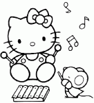 Dessin de Hello Kitty 009 