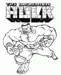 Dessin de L incroyable Hulk 