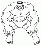 Dessin de dessin de Bruce Banner en Hulk 