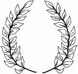 Dessin de couronne de Laurier 