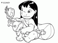 Dessin de Lilo et Stitch 026 