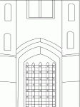 Dessin de chateau entree 