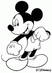 Dessin de Dessin de Mickey Mouse 