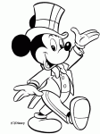 Dessin de Mickey en smoking 