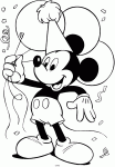 Dessin de c est l anniversaire de Mickey 