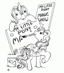 Dessin de Petit Poney 013 