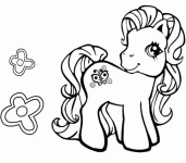Dessin de Petit Poney 016 