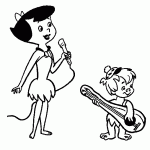 Dessin de bertha et boum boum laroche 