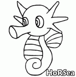 Dessin de 116 Horsea 