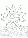 Dessin de 121 Starmie 