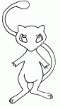 Dessin de 151 Mew bis 