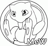 Dessin de 151 Mew ter 