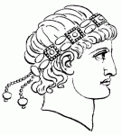 Dessin de tete romaine 