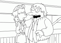 Dessin de The Simpsons Barney Gumble 