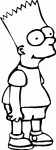 Dessin de bart simpson 