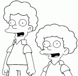 Dessin de Rod et Todd Flanders 