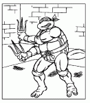 Dessin de Tortues Ninja 005 