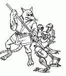 Dessin de Tortues Ninja 007 