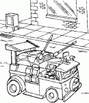 Dessin de Tortues Ninja 009 