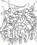 Dessin de Tortues Ninja 013 