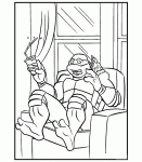 Dessin de Tortues Ninja 015 