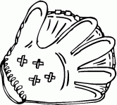 Dessin de gant de baseball 