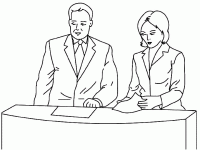 Dessin de presentateurs tele 