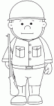 Dessin de soldat de l armee 