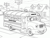 Dessin de dessin d un bus scolaire 