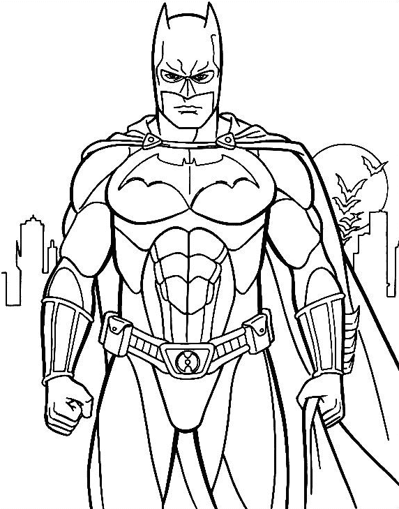Coloriage Batman Et Superman