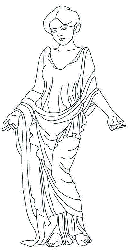 galerie 1 des dessins de dieux romains a colorier