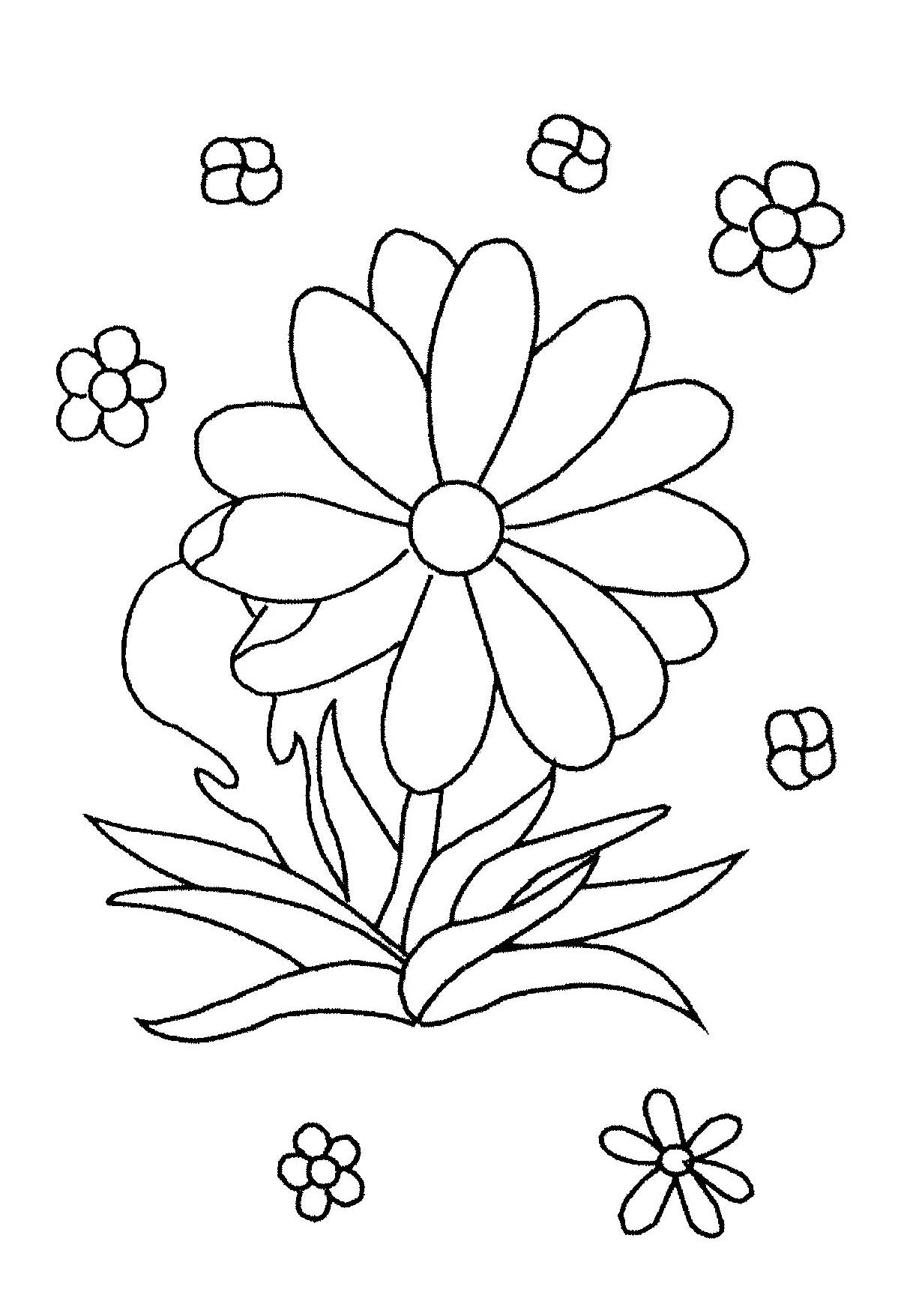 Coloriage A Imprimer Bouquet De Fleurs